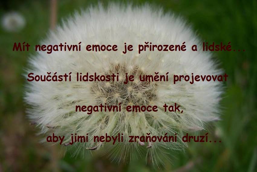 negativní emoce